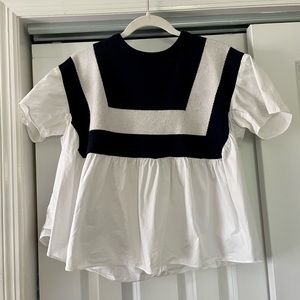 English factory navy and white top- super cute for summer!